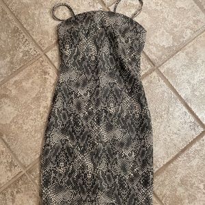 Snakeskin dress